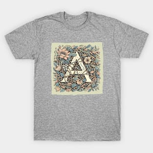 Initial "A" letter T-Shirt